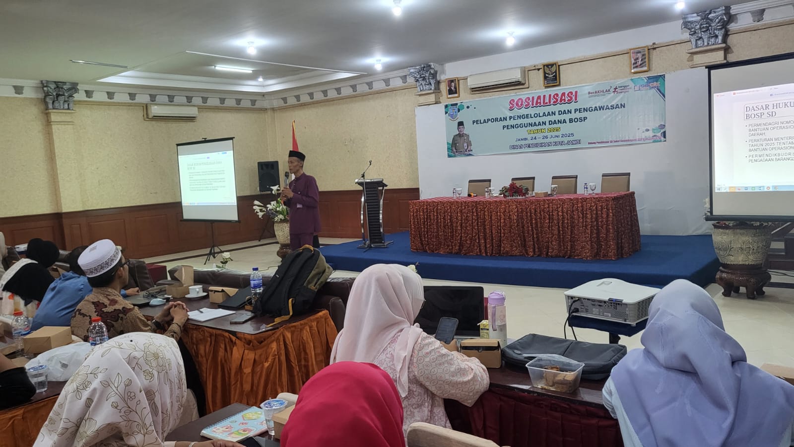 Sosialisasi Pelaporan dan Pengawasan Dana BOSP SD Tahun 2025